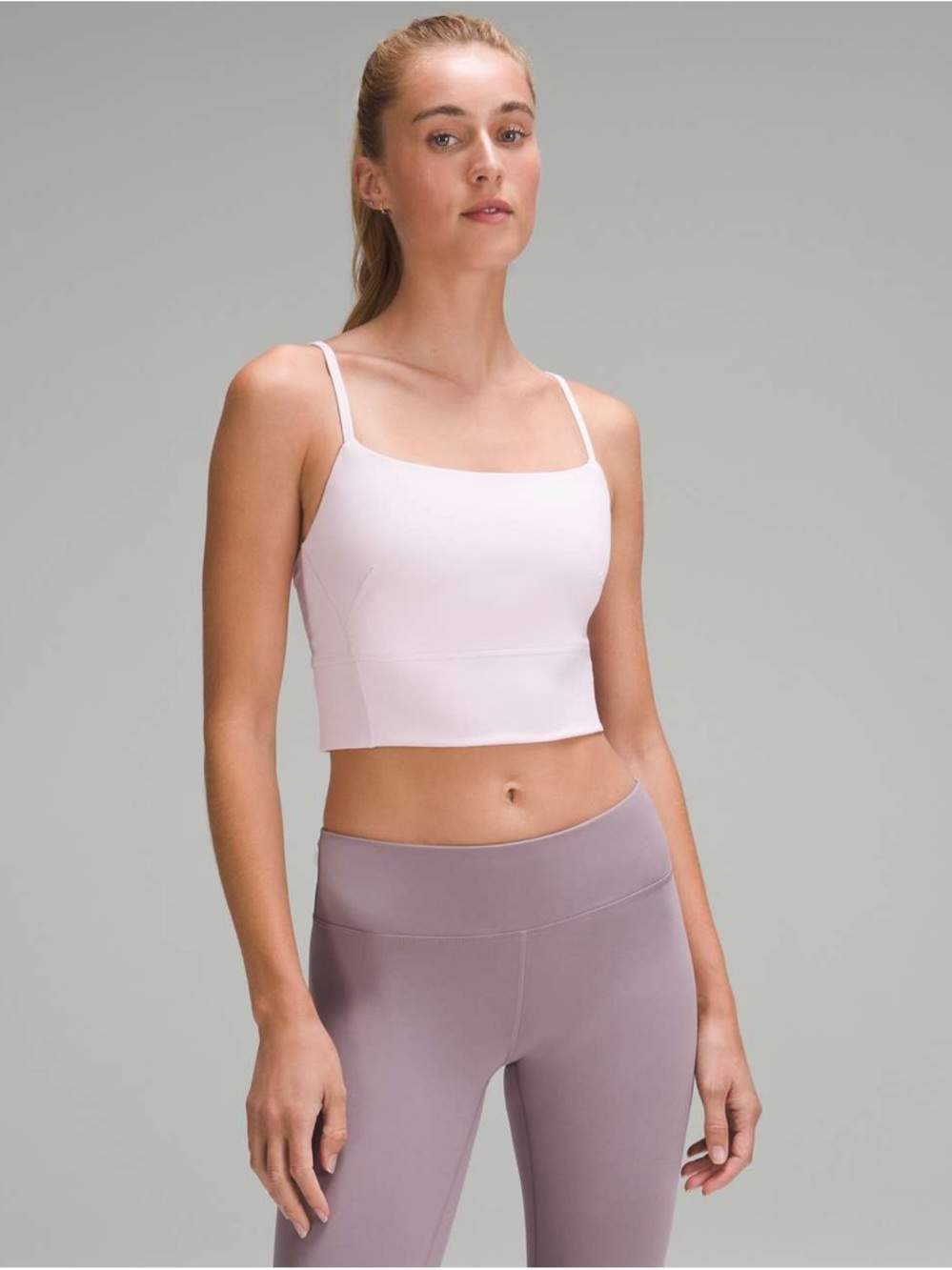 Lululemon Wunder Train Strappy Longline Tank - Meadowsweet Pink